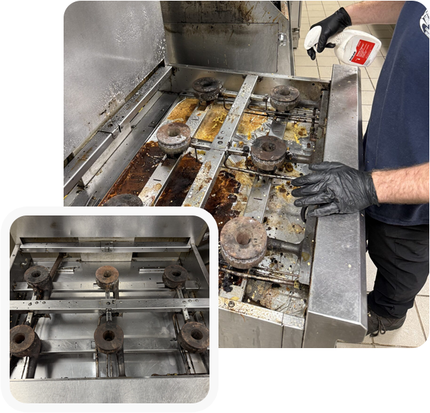 Commercial Kitchen Grill Cleaning in Little Rock AR by Value Stream Commercial Services